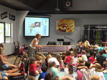School Presentation with looms  and video