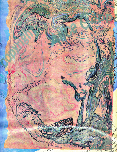 marbling: tree