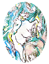 thumbnail marbling: horse detail