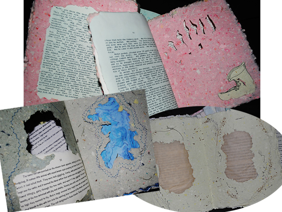 Handmade book pages: 3