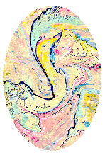 thumbnail marbling: goose detail